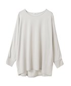 【ジュリエ/Julier】のエコリヨセルハーフスリーブプルオーバー ライトグレー|ID: prp329100004691916 ipo3291000000033880739
