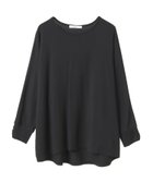 【ジュリエ/Julier】のエコリヨセルハーフスリーブプルオーバー ブラック|ID: prp329100004691916 ipo3291000000033880740