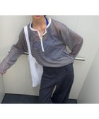 【チュクラ/chuclla】の【LONSLAN】ヘンリーネック セミシアー ボーダーロンT CHLONW25a009 人気、トレンドファッション・服の通販 founy(ファニー) ファッション Fashion レディースファッション Fashion for Women トップス・カットソー Cut & Sew Tops ロングTシャツ・Tシャツ Longline T-Shirts & Tees ショルダー Shoulder, Shoulder Strap ドロップ Drop Shoulder, Dropped Style ボーダー Border, Stripe リラックス Relax, Relaxed Fit thumbnail ブラック×ホワイト|ID: prp329100004691920 ipo3291000000033880759