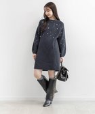 【ランダ/RANDA】の【選べる丈感】リボン*パール付きミニニットワンピース NAVY|ID: prp329100004691970 ipo3291000000033880991