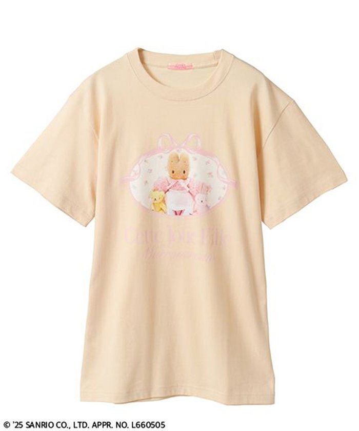 【キャンディストリッパー/Candy Stripper】の【MARRONCREAM】CETTE JOLIE FILLE TEE インテリア・キッズ・メンズ・レディースファッション・服の通販 founy(ファニー) https://founy.com/ ファッション Fashion レディースファッション Fashion for Women インナー Innerwear スペシャル Special, Limited Edition プリント Print, Printed Pattern |ID: prp329100004691976 ipo3291000000033881011