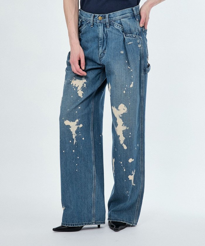 【アダム エ ロペ/ADAM ET ROPE'】の【Lee x BELPER x M】PAINT PAINTER BUGGY PANTS インテリア・キッズ・メンズ・レディースファッション・服の通販 founy(ファニー) https://founy.com/ ファッション Fashion レディースファッション Fashion for Women パンツ Pants & Trousers コイン Coin, Coin Design ジーンズ Jeans, Denim Pants チャーム Charm, Pendant 定番 Standard, Basic Item 人気 Popular, Best Seller パターン Pattern, Design Print ポケット Pocket, Pocket Detail ルーズ Loose, Oversized ワーク Workwear, Utility Style A/W・秋冬 Autumn/Winter 冬 Winter / This Winter |ID: prp329100004691979 ipo3291000000033881026