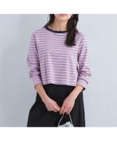 【ユナイテッドアローズ/UNITED ARROWS】のコンパクト クロップド プルオーバー カットソー 人気、トレンドファッション・服の通販 founy(ファニー) ファッション Fashion レディースファッション Fashion for Women トップス・カットソー Cut & Sew Tops カジュアルプルオーバー・ニットトップス Pullovers & Knit Tops / Casual Pullovers カットソー・ベーシックTシャツ Cut-and-Sewn Tops / Stretch Tees & Basics カットソー Cut and Sewn Top クロップド Cropped, Short Length コンパクト Compact, Small Size ボーダー Border, Stripe ロング Long, Long-Length ワイド Wide, Wide Fit 春 Spring 秋 Autumn |ID:prp329100004691997