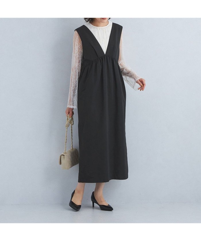 【ユナイテッドアローズ/UNITED ARROWS】のレース ブラウス * ジャンパースカート セット インテリア・キッズ・メンズ・レディースファッション・服の通販 founy(ファニー) https://founy.com/ ファッション Fashion レディースファッション Fashion for Women スカート Skirts おすすめ Recommended / Our Picks フェミニン Feminine, Girly レース Lace, Lace Fabric エレガント 上品 Elegant 二次会 After Party ビジネス 仕事 通勤 Business / Work / Commuting 夏 Summer 結婚式 Wedding |ID: prp329100004691998 ipo3291000000033881121