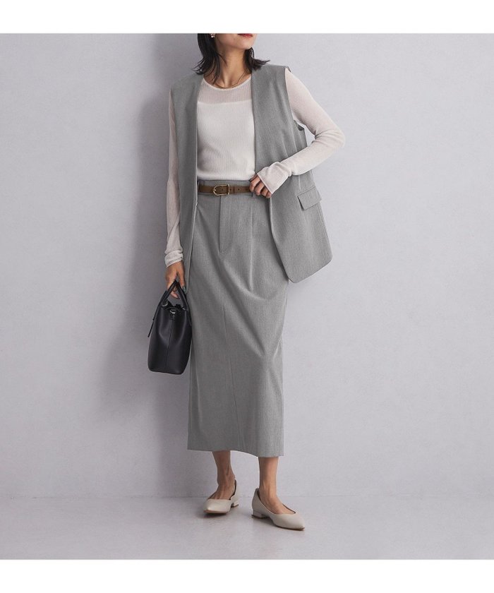 【ユナイテッドアローズ/UNITED ARROWS】のat ease ジレ スカート セットアップ インテリア・キッズ・メンズ・レディースファッション・服の通販 founy(ファニー) https://founy.com/ ファッション Fashion レディースファッション Fashion for Women アウター Coat / Outerwear Collection セットアップ Matching Sets スカート・ミニ/ミディ/マキシ Skirts / Mini, Midi & Maxi Skirts 秋 Autumn ジャケット Jacket, Outerwear セットアップ Set-Up, Coordinated Outfit 定番 Standard, Basic Item ベーシック Basic, Essential アウトレット Outlet / Clearance おすすめ Recommended / Our Picks エレガント 上品 Elegant セレモニー Ceremony ビジネス 仕事 通勤 Business / Work / Commuting |ID: prp329100004692011 ipo3291000000034643444