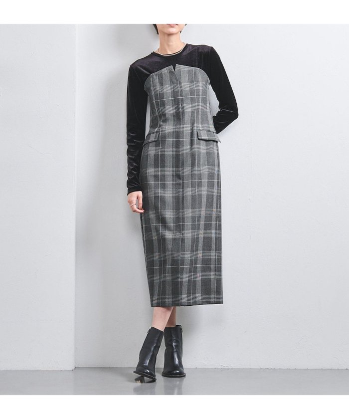 【ユナイテッドアローズ/UNITED ARROWS】のチェック キャミワンピース インテリア・キッズ・メンズ・レディースファッション・服の通販 founy(ファニー) https://founy.com/ ファッション Fashion レディースファッション Fashion for Women ワンピース Dresses キャミソールワンピース Camisole Dresses インナー Innerwear キャミワンピース Cami Dress, Slip Dress グラデーション Gradient, Ombre ジャケット Jacket, Outerwear セットアップ Set-Up, Coordinated Outfit センター Center, Center Line チェック Check, Plaid, Tartan チュール Tulip, Tulip Motif ビスチェ Bustier, Corset Top フィット Fit, Slim Fit フラップ Flap, Flap Pocket ポケット Pocket, Pocket Detail アウトレット Outlet / Clearance おすすめ Recommended / Our Picks |ID: prp329100004692022 ipo3291000000033881226