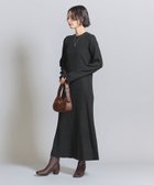 【ユナイテッドアローズ/UNITED ARROWS】のリブニット フレア ワンピース BLACK|ID: prp329100004692024 ipo3291000000033881233