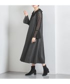 【ユナイテッドアローズ/UNITED ARROWS】のW Vネック ジャージー ロングワンピース DK.GRAY|ID: prp329100004692031 ipo3291000000033881263