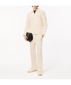 【ラコステ/LACOSTE / MEN】のサイドテーピングスウェットトラックパンツ アイボリー|ID: prp329100004692054 ipo3291000000033881352