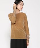 【グレディブリリアン/Gready Brilliant】のGready Brilliant/4_ベロア袖チュールボートN 人気、トレンドファッション・服の通販 founy(ファニー) ファッション Fashion レディースファッション Fashion for Women トップス・カットソー Cut & Sew Tops ベロアトップス Velour Tops / Velvet-Look Items シンプル Simple, Minimal センター Center, Center Line チュール Tulip, Tulip Motif ベロア Velour, Soft Velvet ワンポイント One Point, Statement Accent 人気 Popular, Best Seller thumbnail CAM|ID: prp329100004692056 ipo3291000000033996902