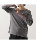 【グレディブリリアン/Gready Brilliant】のGready Brilliant/4_ベロア袖チュールボートN 人気、トレンドファッション・服の通販 founy(ファニー) ファッション Fashion レディースファッション Fashion for Women トップス・カットソー Cut & Sew Tops ベロアトップス Velour Tops / Velvet-Look Items シンプル Simple, Minimal センター Center, Center Line チュール Tulip, Tulip Motif ベロア Velour, Soft Velvet ワンポイント One Point, Statement Accent 人気 Popular, Best Seller thumbnail GRY|ID: prp329100004692056 ipo3291000000034534188