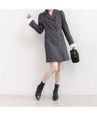 【ランダ/RANDA】のジャケットミニワンピース GRAY|ID: prp329100004692059 ipo3291000000033881374