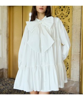 【エイミーイストワール/eimy istoire】のボリュームティアードミニワンピース 人気、トレンドファッション・服の通販 founy(ファニー) ファッション Fashion レディースファッション Fashion for Women ワンピース Dresses |ID:prp329100004692067