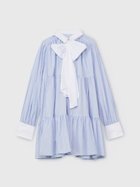 【エイミーイストワール/eimy istoire】のボリュームティアードミニワンピース 人気、トレンドファッション・服の通販 founy(ファニー) ファッション Fashion レディースファッション Fashion for Women ワンピース Dresses thumbnail SAX|ID: prp329100004692067 ipo3291000000033881402