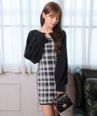 【リップサービス/LIP SERVICE】のLIP SERVICE/(形が選べる)フェザーチェックアンサンブルわん ブラック|ID: prp329100004692077 ipo3291000000034519212