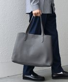 【シップス/SHIPS / MEN】のSHIPS any スプリット レザー トートバッグ (クラッチバッグ付き) 25SS グレー|ID: prp329100004692093 ipo3291000000034077492