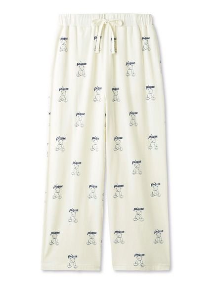 【ジェラート ピケ/gelato pique】の【UNISEX】総柄ロングパンツ インテリア・キッズ・メンズ・レディースファッション・服の通販 founy(ファニー) https://founy.com/ ファッション Fashion レディースファッション Fashion for Women パンツ Pants & Trousers ユニセックス Unisex, Genderless なめらか Smooth, Silky Texture カットソー Cut and Sewn Top ストレート Straight, Straight Cut プリント Print, Printed Pattern ロング Long, Long-Length 人気 Popular, Best Seller |ID: prp329100004692101 ipo3291000000033881557