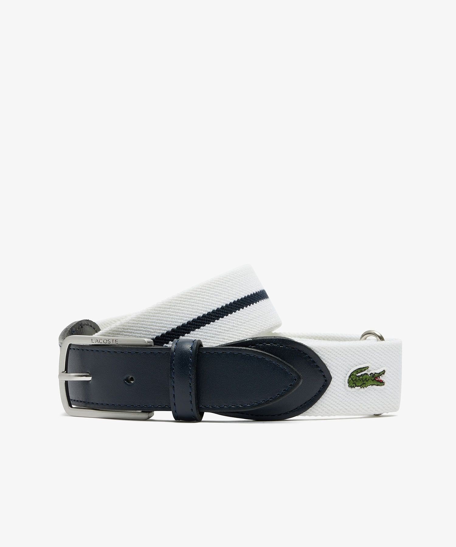 【ラコステ/LACOSTE / MEN】のクラシックボーダーテープベルト インテリア・キッズ・メンズ・レディースファッション・服の通販 founy(ファニー) 　ファッション　Fashion　メンズファッション　Fashion for Men　クラシック　Classic, Timeless Style　ストレッチ　Stretch, Stretchy Fabric　フィット　Fit, Slim Fit　ボーダー　Border, Stripe　マフラー　Scarf, Muffler　ヴィンテージ　Vintage Style　人気　Popular, Best Seller　ホワイト|ID: prp329100004692122 ipo3291000000033881653