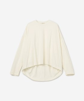 【ビショップ/Bshop】のコットン ロングスリーブTシャツ WOMEN 人気、トレンドファッション・服の通販 founy(ファニー) ファッション Fashion レディースファッション Fashion for Women トップス・カットソー Cut & Sew Tops シャツ・ブラウス・オフィスカジュアル Elegant Blouses & Button-Ups ロングTシャツ・Tシャツ Longline T-Shirts & Tees スリーブ Sleeve, Long Sleeve / Short Sleeve テクスチャー Texture, Textured Fabric ドレープ Drape, Draping Fabric バルーン Balloon, Balloon Silhouette ロング Long, Long-Length 長袖 Long Sleeve, Full Sleeve |ID:prp329100004692176