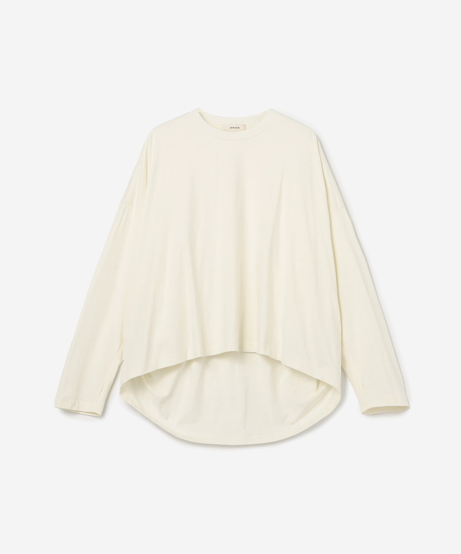 【ビショップ/Bshop】のコットン ロングスリーブTシャツ WOMEN 人気、トレンドファッション・服の通販 founy(ファニー) 　ファッション　Fashion　レディースファッション　Fashion for Women　トップス・カットソー　Cut & Sew Tops　シャツ・ブラウス・オフィスカジュアル　Elegant Blouses & Button-Ups　ロングTシャツ・Tシャツ　Longline T-Shirts & Tees　スリーブ　Sleeve, Long Sleeve / Short Sleeve　テクスチャー　Texture, Textured Fabric　ドレープ　Drape, Draping Fabric　バルーン　Balloon, Balloon Silhouette　ロング　Long, Long-Length　長袖　Long Sleeve, Full Sleeve　 other-1|ID: prp329100004692176 ipo3291000000033881874