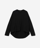 【ビショップ/Bshop】のコットン ロングスリーブTシャツ WOMEN 人気、トレンドファッション・服の通販 founy(ファニー) ファッション Fashion レディースファッション Fashion for Women トップス・カットソー Cut & Sew Tops シャツ・ブラウス・オフィスカジュアル Elegant Blouses & Button-Ups ロングTシャツ・Tシャツ Longline T-Shirts & Tees スリーブ Sleeve, Long Sleeve / Short Sleeve テクスチャー Texture, Textured Fabric ドレープ Drape, Draping Fabric バルーン Balloon, Balloon Silhouette ロング Long, Long-Length 長袖 Long Sleeve, Full Sleeve thumbnail BLACK|ID: prp329100004692176 ipo3291000000033881878