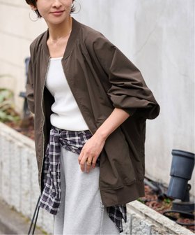 【ジャーナルスタンダード レリューム/JOURNAL STANDARD relume】の《追加》 25AW新作 ウォッシャブルナイロンダブルジップMA-1 人気、トレンドファッション・服の通販 founy(ファニー) ファッション Fashion レディースファッション Fashion for Women アウター Coat / Outerwear Collection MA-1ジャケット MA-1 Bomber Jackets / Flight Jackets 2025年 2025 2025-2026秋冬・A/W Autumn/Winter 2025–26 AW25–26 おすすめ Recommended / Our Picks ダウン Down, Puffer ミリタリー Military, Army Style |ID:prp329100004692206