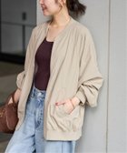 【ジャーナルスタンダード レリューム/JOURNAL STANDARD relume】の《追加》 25AW新作 ウォッシャブルナイロンダブルジップMA-1 人気、トレンドファッション・服の通販 founy(ファニー) ファッション Fashion レディースファッション Fashion for Women アウター Coat / Outerwear Collection MA-1ジャケット MA-1 Bomber Jackets / Flight Jackets 2025年 2025 2025-2026秋冬・A/W Autumn/Winter 2025–26 AW25–26 おすすめ Recommended / Our Picks ダウン Down, Puffer ミリタリー Military, Army Style thumbnail ベージュ|ID: prp329100004692206 ipo3291000000034060300