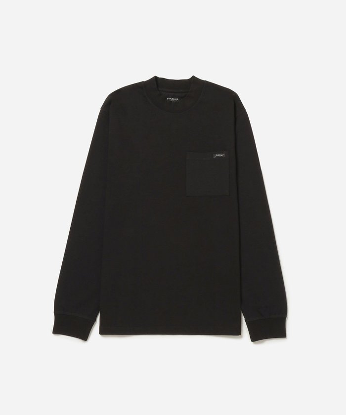 【サタデイズ ニューヨークシティ/SATURDAYS NYC】のDekalb Heavy Weight Mockneck LS インテリア・キッズ・メンズ・レディースファッション・服の通販 founy(ファニー) https://founy.com/ ファッション Fashion レディースファッション Fashion for Women スタンダード Standard, Basic フィット Fit, Slim Fit ポケット Pocket, Pocket Detail |ID: prp329100004692215 ipo3291000000033882043