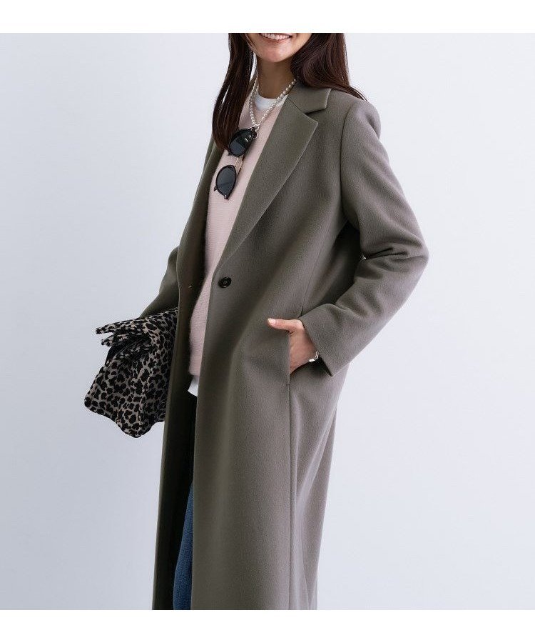 【インディヴィ/INDIVI】の【名品コート/日本製】ウール100%チェスターコート インテリア・キッズ・メンズ・レディースファッション・服の通販 founy(ファニー) ファッション Fashion レディースファッション Fashion for Women アウター Coat / Outerwear Collection コート・ロングコート・ピーコート Long Coats, Peacoats & More チェスターコート・ロング丈アウター Chester Coats / Chesterfield Long Coats インナー Innerwear スタイリッシュ Stylish, Fashionable スマート Smart, Elegant スーツ Suit, Formalwear ダメージ Distressed, Destroyed チェスターコート Chester Coat, Long Coat フォルム Silhouette, Form ポケット Pocket, Pocket Detail 防寒 Cold Protection, Winter-Ready ミドル Middle Length, Mid Height 日本製 Made In Japan モカブラウン|ID: prp329100004692228 ipo3291000000034427236