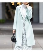 【インディヴィ/INDIVI】の【名品コート/日本製】ウール100%チェスターコート ライトグリーン|ID: prp329100004692228 ipo3291000000035018642