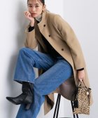 【インディヴィ/INDIVI】の【名品コート/日本製】ウール100%スタンドカラーロングコート キャメルブラウン|ID: prp329100004692230 ipo3291000000034524533