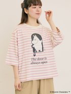 【サマンサモスモス/Samansa Mos2】の【MOOMIN*Samansa Mos2】ワッペンボーダーカットソー 人気、トレンドファッション・服の通販 founy(ファニー) ファッション Fashion レディースファッション Fashion for Women トップス・カットソー Cut & Sew Tops カットソー・ベーシックTシャツ Cut-and-Sewn Tops / Stretch Tees & Basics おすすめ Recommended / Our Picks カットソー Cut and Sewn Top フロント Front, Front Design プリント Print, Printed Pattern ボーダー Border, Stripe 無地 Plain, Solid Color thumbnail パープル|ID: prp329100004692265 ipo3291000000033882311
