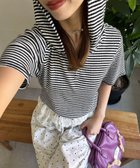 【パルグループ/PAL GROUP】の【Ciaopanic】ボーダーフーディーTOPS 人気、トレンドファッション・服の通販 founy(ファニー) ファッション Fashion レディースファッション Fashion for Women トップス・カットソー Cut & Sew Tops ガーリー Girly, Feminine Style スニーカー Sneakers, Trainers デニム Denim, Jeans Material トレンド Trend, Trending Now バランス Balance, Style Balance ミニスカート Mini Skirt, Short Skirt ワイド Wide, Wide Fit thumbnail ホワイト|ID: prp329100004692270 ipo3291000000033882334