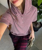 【パルグループ/PAL GROUP】の【Ciaopanic】ボーダーフーディーTOPS 人気、トレンドファッション・服の通販 founy(ファニー) ファッション Fashion レディースファッション Fashion for Women トップス・カットソー Cut & Sew Tops ガーリー Girly, Feminine Style スニーカー Sneakers, Trainers デニム Denim, Jeans Material トレンド Trend, Trending Now バランス Balance, Style Balance ミニスカート Mini Skirt, Short Skirt ワイド Wide, Wide Fit thumbnail レッド|ID: prp329100004692270 ipo3291000000033882336