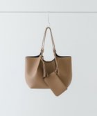 【ロデスコ/RODE SKO / URBAN RESEARCH】のポーチ付タックトートバッグ MOCHA|ID: prp329100004692286 ipo3291000000033882402