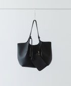【ロデスコ/RODE SKO / URBAN RESEARCH】のポーチ付タックトートバッグ BLACK|ID: prp329100004692286 ipo3291000000033882404