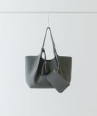 【ロデスコ/RODE SKO / URBAN RESEARCH】のポーチ付タックトートバッグ GRAY|ID: prp329100004692286 ipo3291000000033882406
