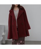 【アンデミュウ/Andemiu】のビーバーウールハーフコート 人気、トレンドファッション・服の通販 founy(ファニー) ファッション Fashion レディースファッション Fashion for Women アウター Coat / Outerwear Collection コート・ロングコート・ピーコート Long Coats, Peacoats & More thumbnail ボルドー|ID: prp329100004692297 ipo3291000000033882465