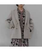 【アンデミュウ/Andemiu】のキンボタンメルトンダブルジャケット 人気、トレンドファッション・服の通販 founy(ファニー) ファッション Fashion レディースファッション Fashion for Women アウター Coat / Outerwear Collection レディースジャケット・軽アウター Jackets ジャケット Jacket, Outerwear スーツ Suit, Formalwear ダウン Down, Puffer ダブル Double, Double-Breasted デニム Denim, Jeans Material パーカー Hoodie, Parka フォーマル Formal, Dressy メルトン Melton, Heavy Wool エレガント 上品 Elegant 冬 Winter / This Winter ビジネス 仕事 通勤 Business / Work / Commuting thumbnail グレージュ|ID: prp329100004692298 ipo3291000000033882483
