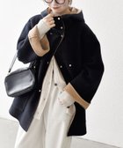 【シップス フォー ウィメン/SHIPS】のSHIPS any リバー フーデッド Aライン ミドル コート ブラック|ID: prp329100004692306 ipo3291000000034475894