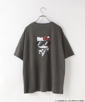 【ローリーズファーム/LOWRYS FARM】の【HELLO KITTY】BIG TEE 人気、トレンドファッション・服の通販 founy(ファニー) ファッション Fashion レディースファッション Fashion for Women ヴィンテージ Vintage Style サングラス Sunglasses, Shades トレンド Trend, Trending Now フレア Flare, Flared プリント Print, Printed Pattern リボン Ribbon, Bow ロンドン London Style, British Inspired |ID:prp329100004692310