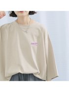 【サマンサモスモス/Samansa Mos2】のポンチロゴ刺繍プルオーバー 人気、トレンドファッション・服の通販 founy(ファニー) ファッション Fashion レディースファッション Fashion for Women トップス・カットソー Cut & Sew Tops カジュアルプルオーバー・ニットトップス Pullovers & Knit Tops / Casual Pullovers シンプル Simple, Minimal フォルム Silhouette, Form リラックス Relax, Relaxed Fit 定番 Standard, Basic Item thumbnail ベージュ|ID: prp329100004692326 ipo3291000000033882688