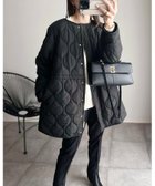 【スタイルドア/STYLEDOOR】のミリタリーキルティングドロストハーフコート 人気、トレンドファッション・服の通販 founy(ファニー) ファッション Fashion レディースファッション Fashion for Women アウター Coat / Outerwear Collection コート・ロングコート・ピーコート Long Coats, Peacoats & More 秋 Autumn クール Cool, Chic ジャケット Jacket, Outerwear ハーフ Half, Half-Length フェミニン Feminine, Girly 防寒 Cold Protection, Winter-Ready ミリタリー Military, Army Style ライナー Liner, Inner Layer おすすめ Recommended / Our Picks thumbnail ブラック|ID: prp329100004692343 ipo3291000000034688877