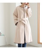 【プールヴー/PourVous】の配色パイピングラップコート ベージュ|ID: prp329100004692346 ipo3291000000033882812