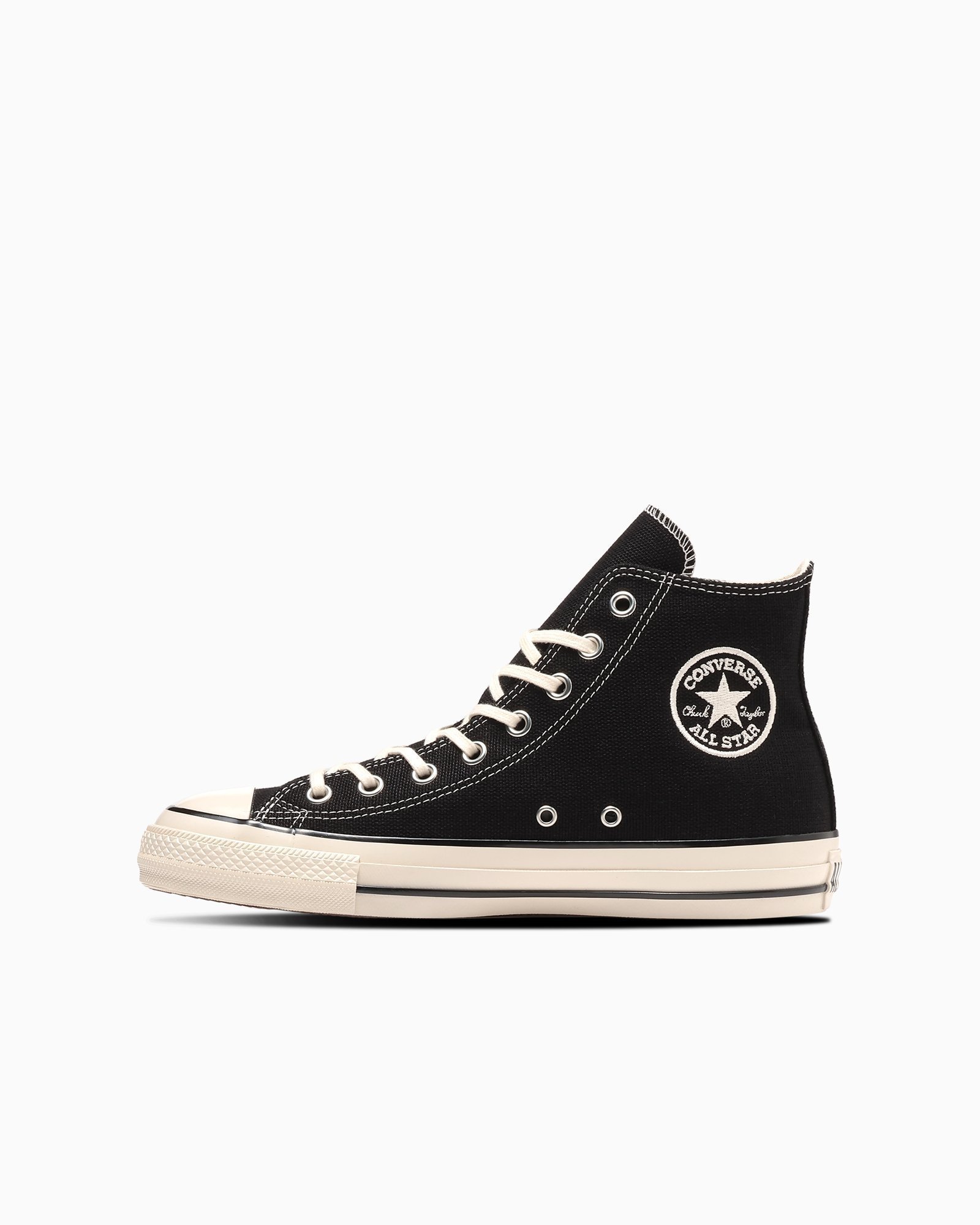 【コンバース/CONVERSE】の【CONVERSE 公式】ALL STAR US HEMP HI/【コンバース 公式】オールスター US ヘンプ HI ハイカット インテリア・キッズ・メンズ・レディースファッション・服の通販 founy(ファニー) 　ファッション　Fashion　レディースファッション　Fashion for Women　アンクル　Ankle-Length Design　インソール　Shoe Insole　春　Spring　クッション　Cushion, Throw Pillow　クラシック　Classic, Timeless Style　スプリング　Spring, Spring Collection　パッチ　Patch, Appliqué　フォーム　Form　ラバー　Rubber, Rubber Sole　リーフ　Leaf, Botanical Leaf　レース　Lace, Lace Fabric　S/S・春夏　SS, Spring/Summer, Warm Season　夏　Summer　ブラック|ID: prp329100004692351 ipo3291000000033882841