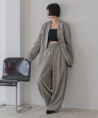 【ローリーズファーム/LOWRYS FARM】のTRノーカラージャケット 人気、トレンドファッション・服の通販 founy(ファニー) ファッション Fashion レディースファッション Fashion for Women アウター Coat / Outerwear Collection レディースジャケット・軽アウター Jackets ノーカラージャケット / シンプル上品コーデ Collarless Jackets おすすめ Recommended / Our Picks ジャケット Jacket, Outerwear セットアップ Set-Up, Coordinated Outfit デニム Denim, Jeans Material ボトム Bottoms, Lower Wear thumbnail チドリ柄|ID: prp329100004692373 ipo3291000000033882990