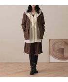 【ローリーズファーム/LOWRYS FARM】のTRノーカラージャケット 人気、トレンドファッション・服の通販 founy(ファニー) ファッション Fashion レディースファッション Fashion for Women アウター Coat / Outerwear Collection レディースジャケット・軽アウター Jackets ノーカラージャケット / シンプル上品コーデ Collarless Jackets おすすめ Recommended / Our Picks ジャケット Jacket, Outerwear セットアップ Set-Up, Coordinated Outfit デニム Denim, Jeans Material ボトム Bottoms, Lower Wear thumbnail ブラウン|ID: prp329100004692373 ipo3291000000033882996