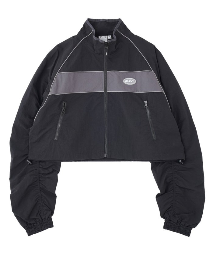 【エックスガール/X-girl】のCROPPED TRACK JACKET 【X-girl】 インテリア・キッズ・メンズ・レディースファッション・服の通販 founy(ファニー) https://founy.com/ ファッション Fashion レディースファッション Fashion for Women アウター Coat / Outerwear Collection レディースジャケット・軽アウター Jackets ギャザー Gathered, Ruffled クロップド Cropped, Short Length 今季 This Season, Current Season 切替 Switching, Contrast Panel ジャケット Jacket, Outerwear セットアップ Set-Up, Coordinated Outfit デニム Denim, Jeans Material トレンド Trend, Trending Now バランス Balance, Style Balance メッシュ Mesh, Net Fabric ロング Long, Long-Length おすすめ Recommended / Our Picks |ID: prp329100004692397 ipo3291000000033883101