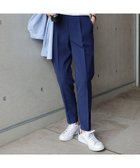 【アンドミー/andme】のきれいめ ストレッチ 美脚 タック テーパードパンツ ネイビー|ID: prp329100004692435 ipo3291000000033883327