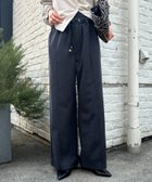 【ジェナ エスパス メルヴェイユ/Jena espace merveilleux】のウールライクイージーパンツ チャコールグレー|ID: prp329100004692458 ipo3291000000033883421